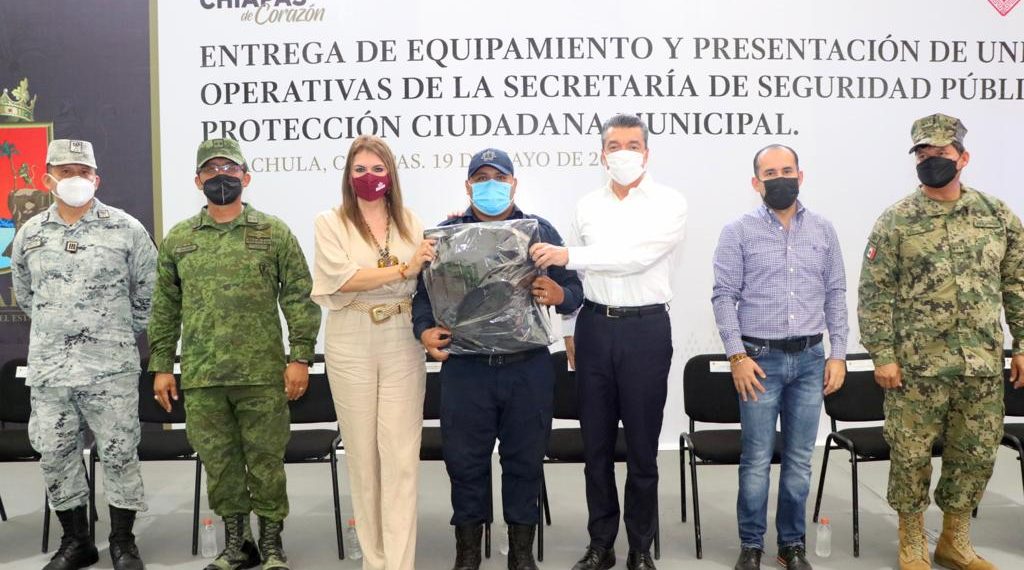 Rutilio Escandón impulsa el fortalecimiento de la seguridad de Tapachula