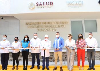 En Tapachula, Rutilio Escandón inaugura Almacén de Red de Frío y Centro de Salud