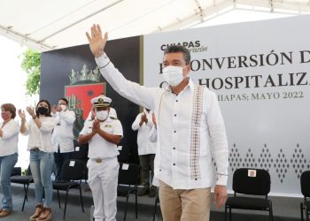 En Escuintla, Rutilio Escandón inaugura reconversión del Centro de Salud y rehabilitación de Unidad Deportiva