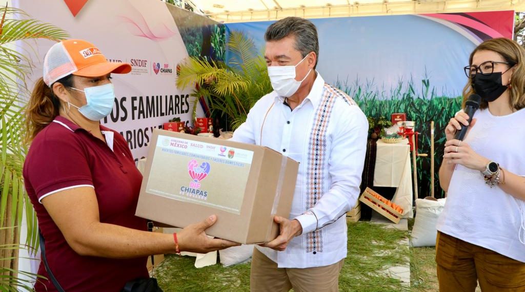 Rutilio Escandón arranca Proyectos de Huertos Familiares Comunitarios y Enseres Domésticos 2022, desde Tonalá