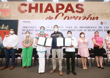 Encabeza Rutilio Escandón arranque de los Centros para el Desarrollo de las Mujeres en 35 municipios