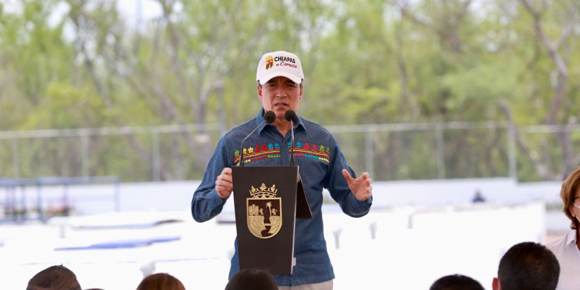 En Suchiapa, Rutilio Escandón inaugura ampliación y rehabilitación de Planta de Tratamiento Aguas Residuales