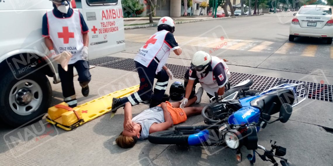 Lo derriban de su caballo de acero.