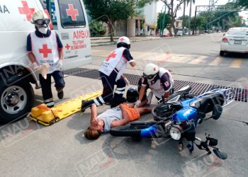 Lo derriban de su caballo de acero.