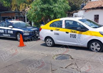 Un leve choque deja un neumático dañado