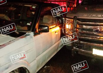 Chocó contra dos unidades estacionadas.