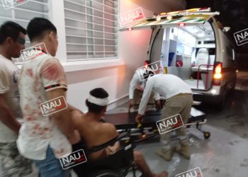 Casi lo asesinan de un machetazo en la cabeza.