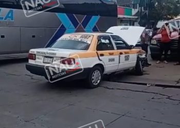 4 lesionados deja accidente.
