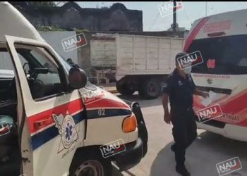 Atiende SAE a conductor de unidad de pasaje con taquicardia.