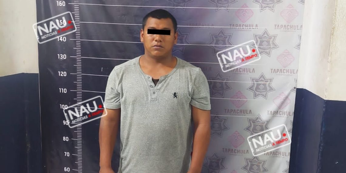 Detienen a sujeto con arma de fuego.