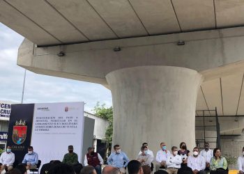Verdugo Roblero, atestiguó la “Inauguración del Paso a Desnivel Vehicular en el cruce del Libramiento Sur y Boulevard Andrés Serra Rojas”, de Tuxtla Gutiérrez.