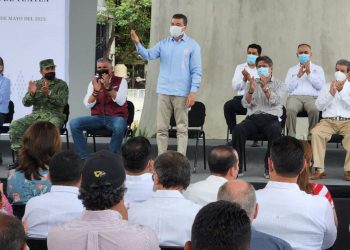 Asiste Julio Gamboa a la inauguración del pasó a desnivel vehicular en el Libramiento Sur y boulevard Andrés Serra Rojas.