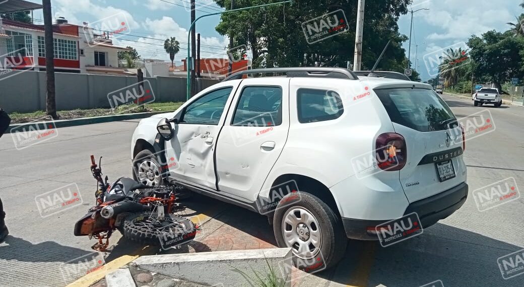Motociclista atropellado