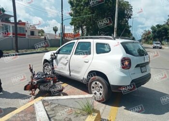 Motociclista atropellado