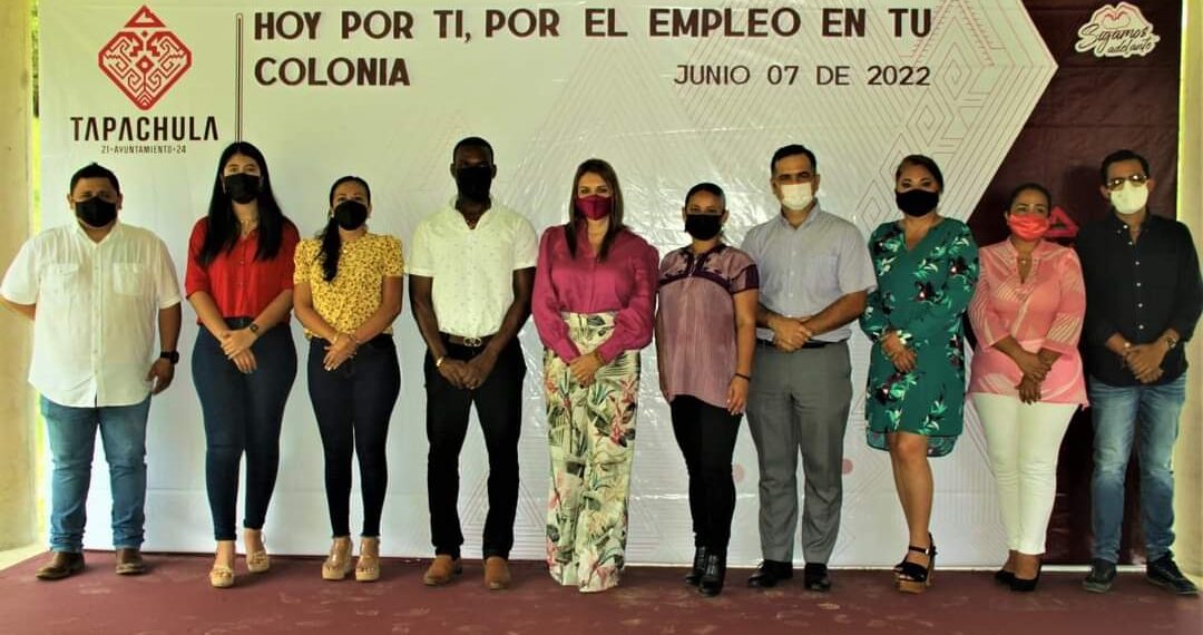 REALIZAN PROGRAMA “HOY POR TI, POR EL EMPLEO EN TU COLONIA” EN CEDECO NORTE DE TAPACHULA