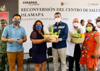 En Tuzantán, Rutilio Escandón inaugura Centro de Salud y arranca proyecto de seguridad alimentaria