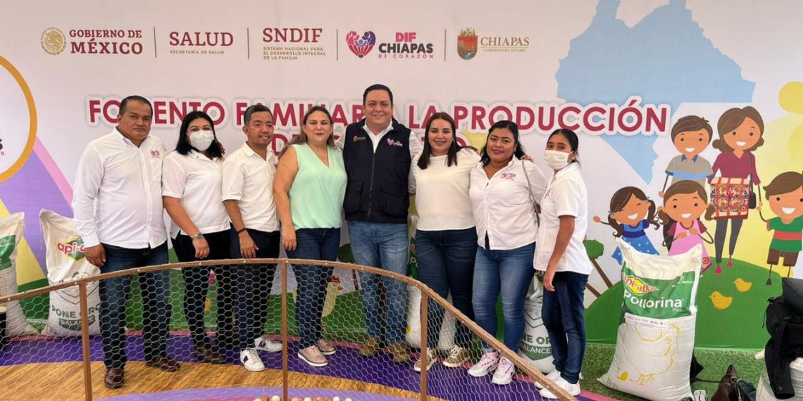 Mercedes Ramírez Roblero, asiste al “Arranque Del Proyecto De Fomento Familiar A La Producción De Traspatio 2022”