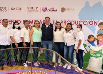 Mercedes Ramírez Roblero, asiste al “Arranque Del Proyecto De Fomento Familiar A La Producción De Traspatio 2022”