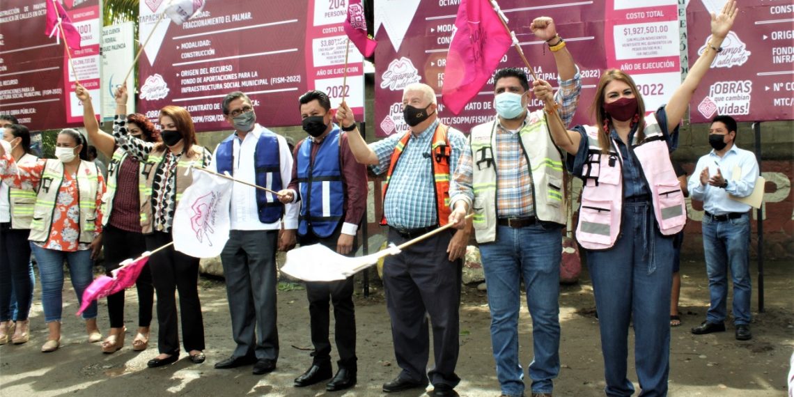 ROSY URBINA DA BANDERAZO DE OBRA INTEGRAL DE LA 11ª AVENIDA SUR PROLONGACIÓN