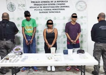 EN CATEO LA PFM ASEGURA DROGA Y DOCUMENTOS APÓCRIFOS EN CHIAPAS