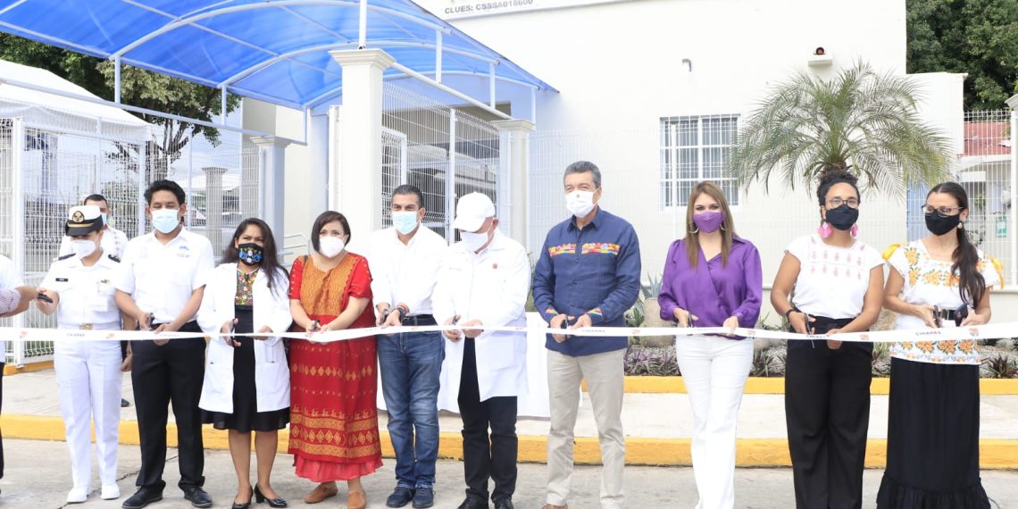 En tres años y medio, suman ya 523 unidades médicas reconvertidas en Chiapas: Rutilio Escandón