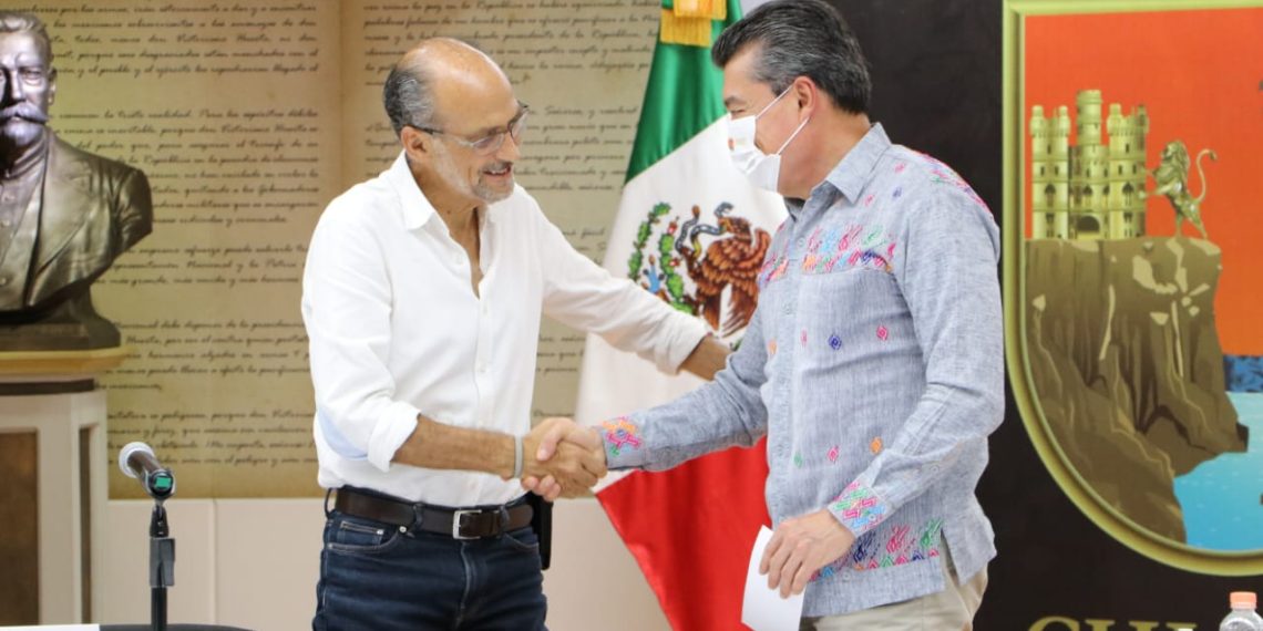 Encabeza Rutilio Escandón reunión de revisión de avances de la reconstrucción en el sector educativo