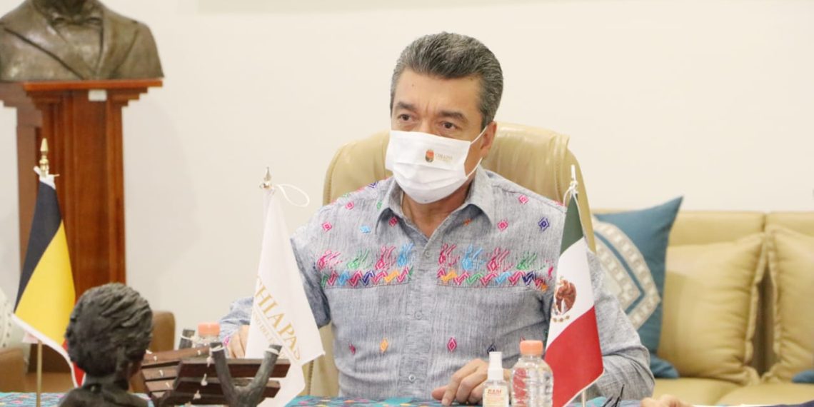 Sostiene Rutilio Escandón encuentro con embajador de Bélgica en México, Johan Verkammen