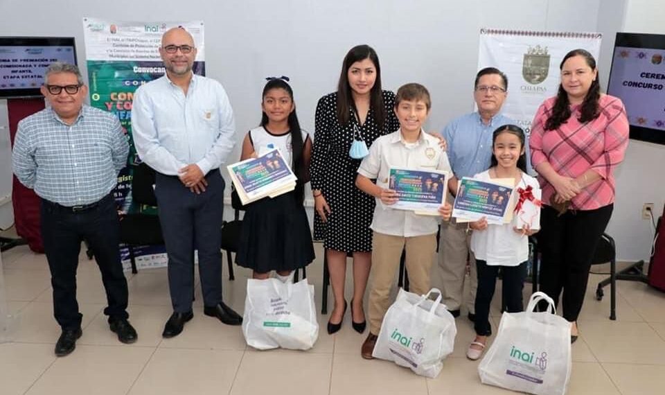 NIÑA TAPACHULTECA OBTIENE SEGUNDO LUGAR EN CONCURSO DE “COMISIONADA Y COMISIONADO INFANTIL ETAPA ESTATAL 2022”