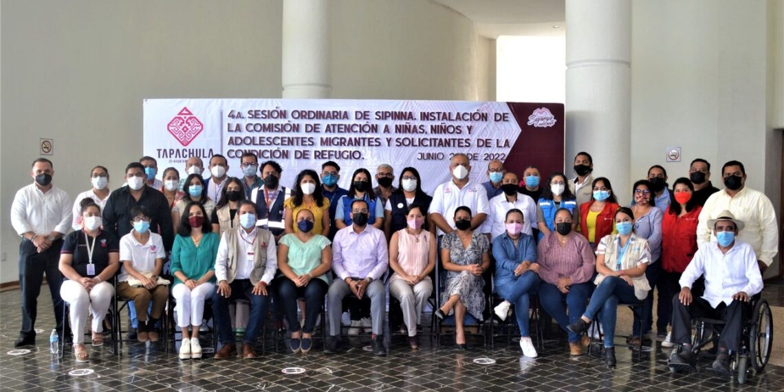 INSTALAN COMISIÓN DE ATENCIÓN DE NIÑOS, NIÑAS Y ADOLESCENTES MIGRANTES Y SOLICITANTES DE LA CONDICIÓN DE REFUGIADO EN TAPACHULA
