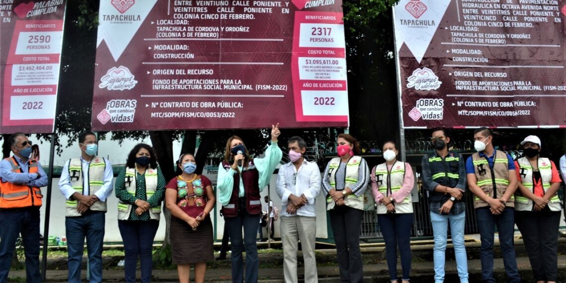INICIA OBRA INTEGRAL EN EL BOULEVARD DE LA COLONIA 5 DE FEBRERO EN TAPACHULA