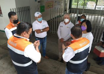 Gobierno de Tuxtla Chico y Dipris supervisan Refugios Temporales.