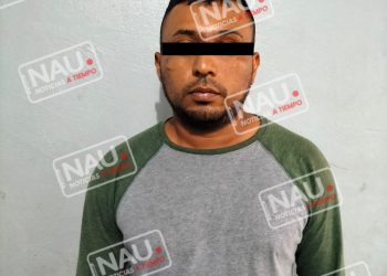 Dos presuntos maras fueron detenidos en Suchiate.