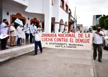 DAN BANDERAZO DE INICIO DE LA CAMPAÑA DEL SEGUNDO CICLO DE DESCACHARRIZACIÓN.