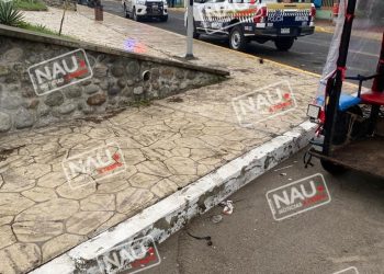 Marino lesionado con proyectil de arma de fuego.