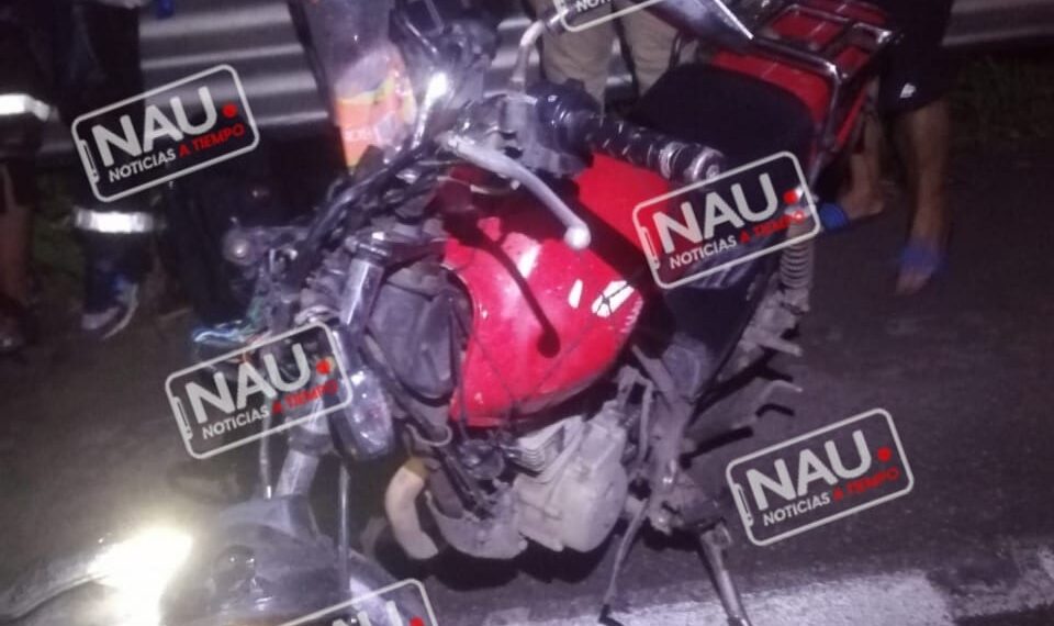 Un lesionado deja accidente.