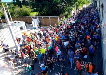 Salen más de 3 mil migrantes de TAPACHULA.