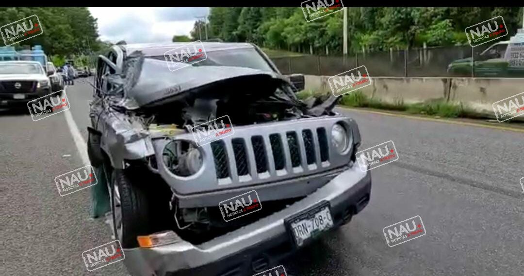 Un herido deja choque por alcance en la carretera costera.
