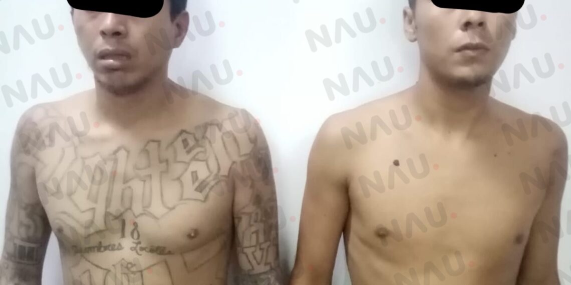 Detienen a dos presuntos pandilleros de la barrio 18