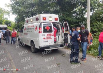 Dos Lesionados al derrapar motocicleta