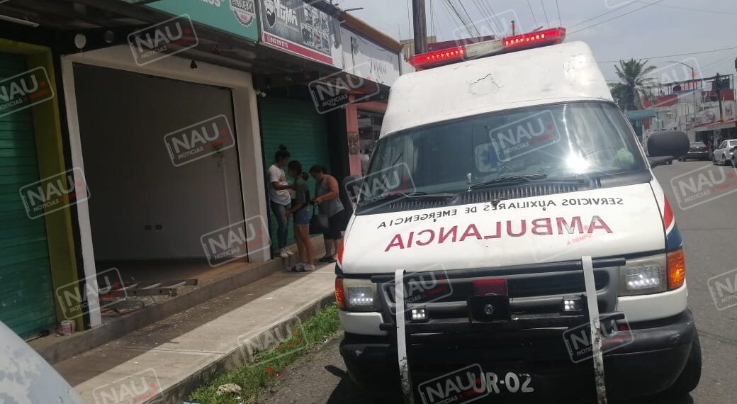 Cayó de una escalera