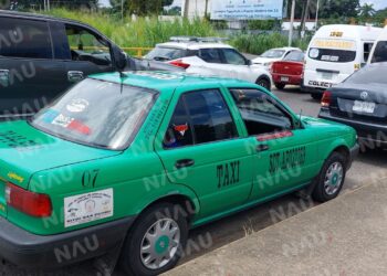 Choque múltiple deja solo daños