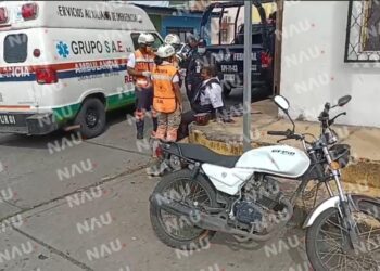 Vigilante privado resulta lesionado al ser atropellado