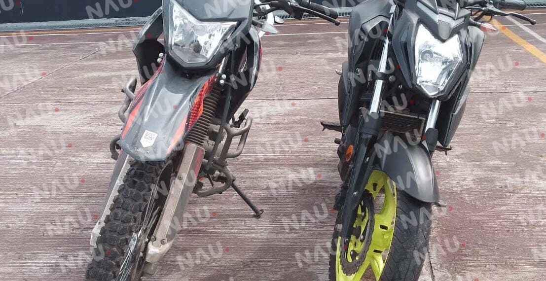 Dos motocicletas fueron abandonadas