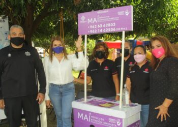ROSY URBINA PONE EN MARCHA PROGRAMA “ESPACIO SEGURO” EN COLONIAS DE TAPACHULA