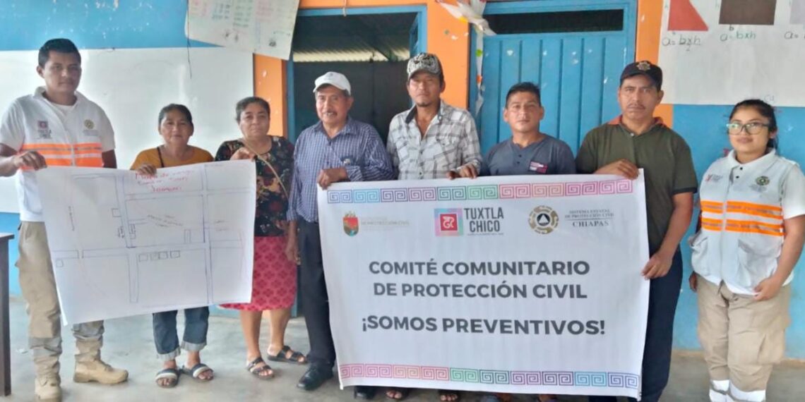 Tuxtla Chico trabaja por formar Comunidades Resilientes