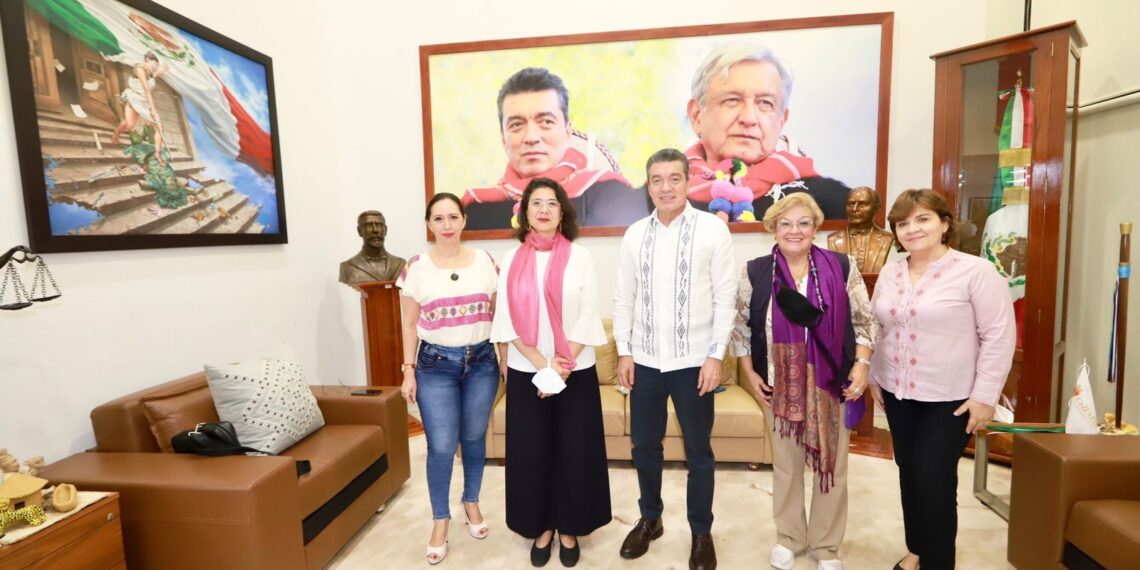 Se reúne Rutilio Escandón con comisionada relatora sobre Derechos de los Pueblos Indígenas de la CIDH