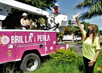 EN TAPACHULA AVANZAN LOS PROGRAMAS BRILLA LA PERLA Y BACHEO PERMANENTE