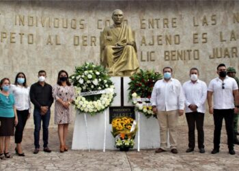 AYUNTAMIENTO DE TAPACHULA CONMEMORA EL CL ANIVERSARIO LUCTUOSO DE DON BENITO JUÁREZ GARCÍA