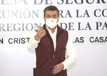 Desde San Cristóbal de Las Casas, Rutilio Escandón pide a la población vacunarse contra el COVID-19