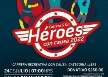 ESTE DOMINGO ES LA CARRERA “HÉROES CON CAUSA 2022”